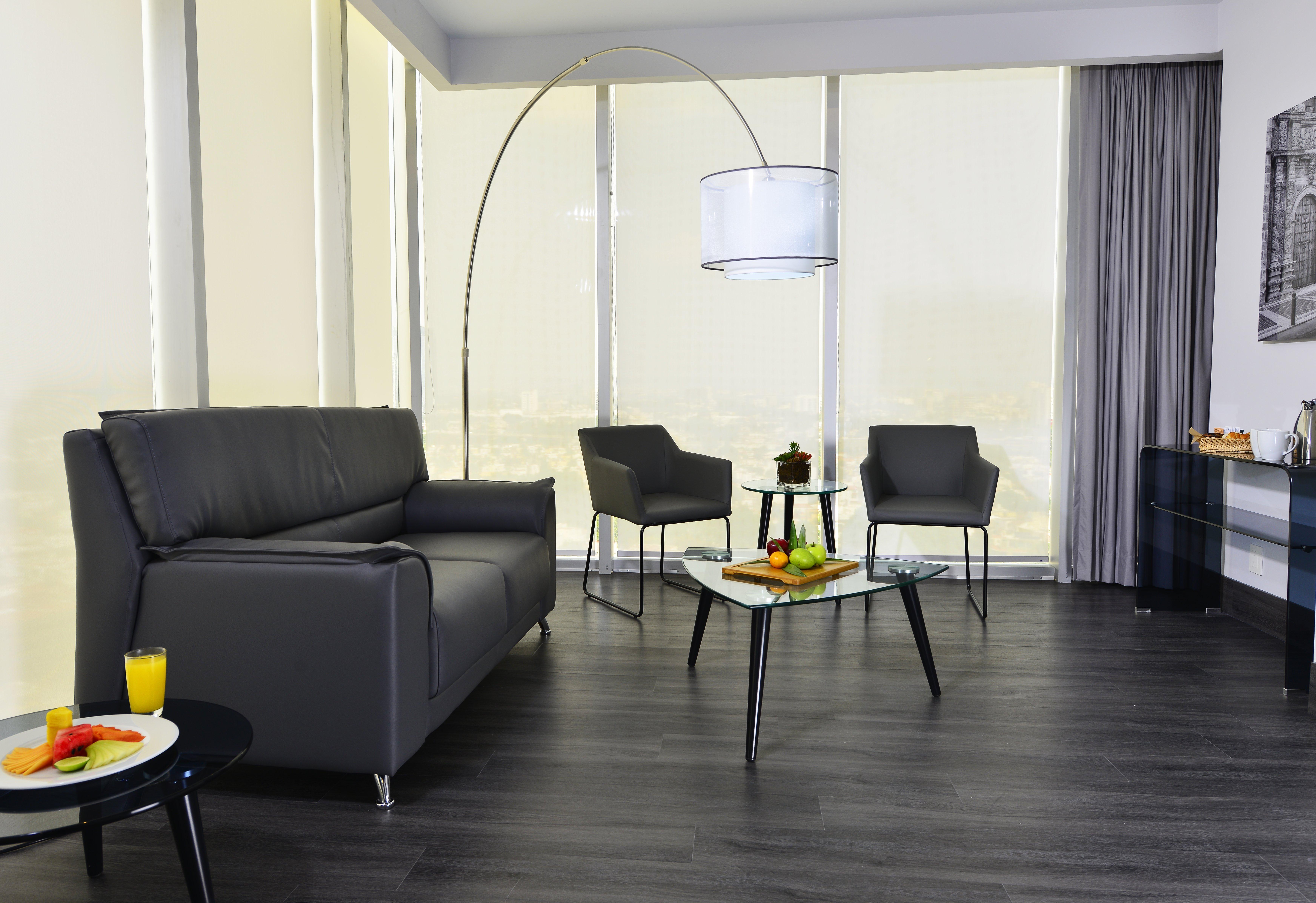 Baruk Guadalajara Hotel De Autor 外观 照片 A living room with a floor lamp